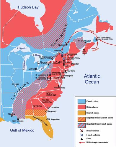 Map of the 7 year war - Pinterest