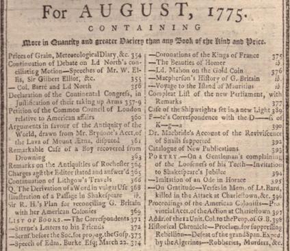 July 6, 1775 “Declaration of the Causes and Necessity of Taking Up Arms”: