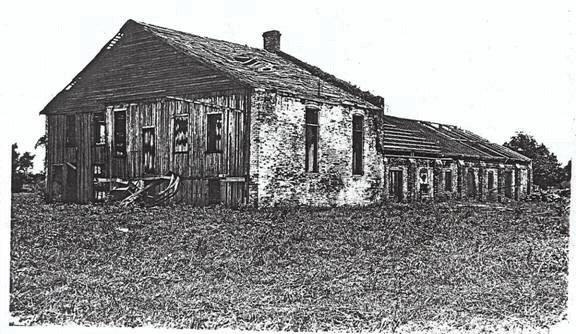 Groce's Plantation was set up as a hospital when the Texas army camped ...