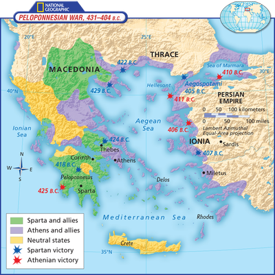 THE PELOPONNESIAN WAR