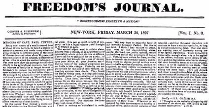 “Freedom’s Journal” is published - 1827