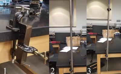 To set up the pendulum.