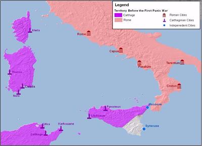 264 Bc Punic Wars Begin- 264 BC