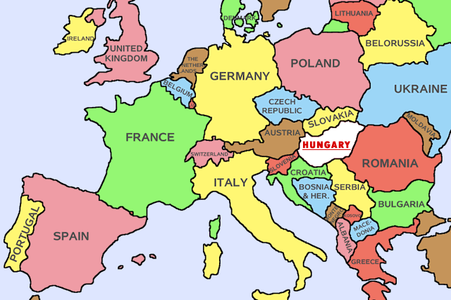 Tájékozódás Magyarország térképén | Sutori