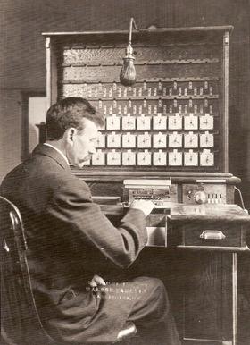 1891 Computer In 1890, the tabulating machine was created