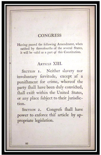 December 6, 1865: The Thirteenth Amendment