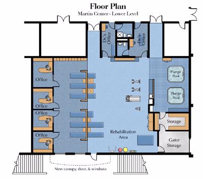 Sports Medicine Athletic Training Room Floor Plan | Viewfloor.co