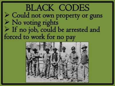 Black Codes (1865)