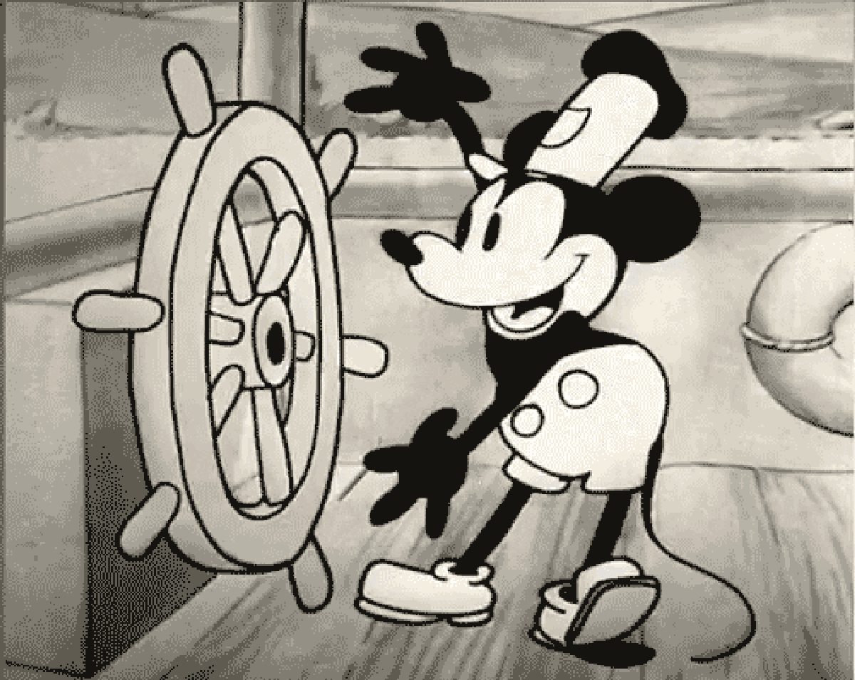 Steamboat willie gif
