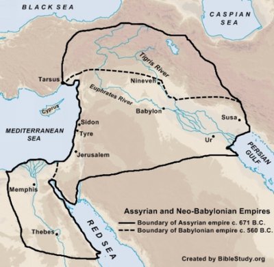 1225-605 bc- assyria and babylon- Fighting over the soil and freshwater ...