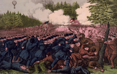 May 31, 1862- The Battle Of Seven Pines As Gen. Johnson's Army Attacks 