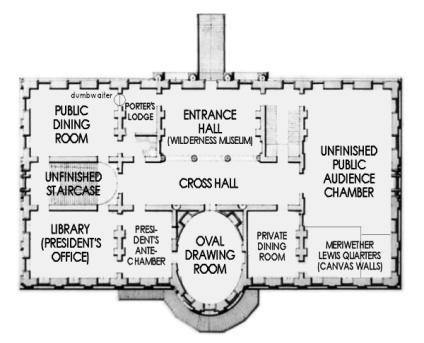 white house layout