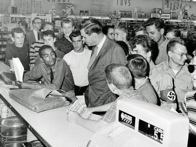 Sit Ins - began February 1, 1960