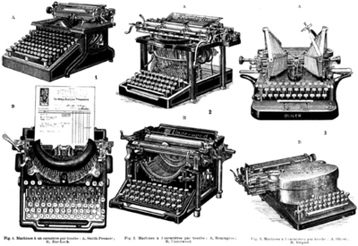 1919: James Smathers develops the first electric typewriter