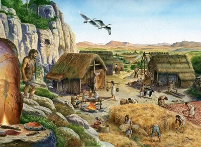 Circa 9,000 B.C.E.