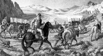 1821: Santa Fe Trial was established by William Becknell