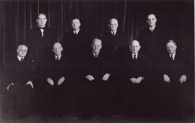 These were the supreme court justices during the Brown vs Board of