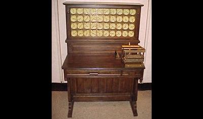 1889 Hollerith Patents Tabulating Machine