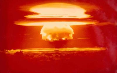 The Bravo Hydrogen Bomb tested at the Bikini Atoll