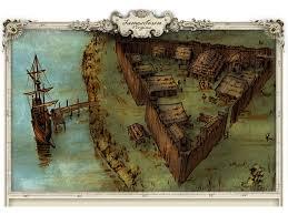 Triangular Fort Medieval The Triangular Fort at Jamestown